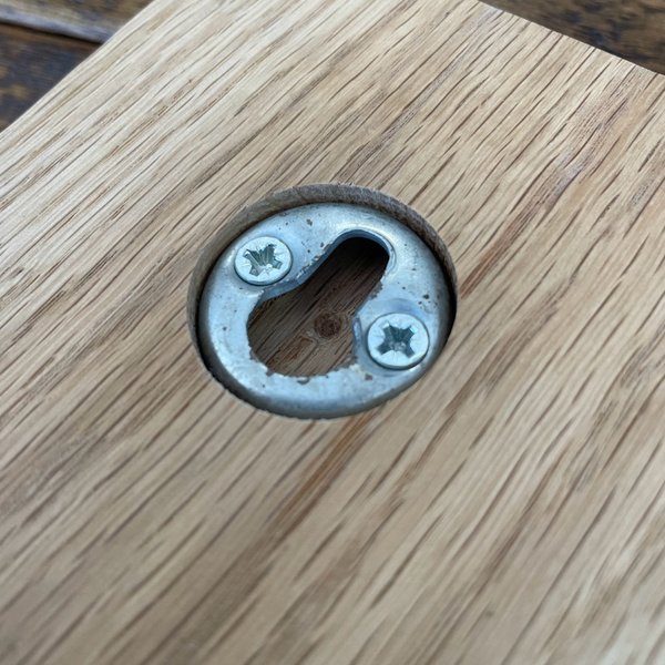 vimto bottle opener on oak