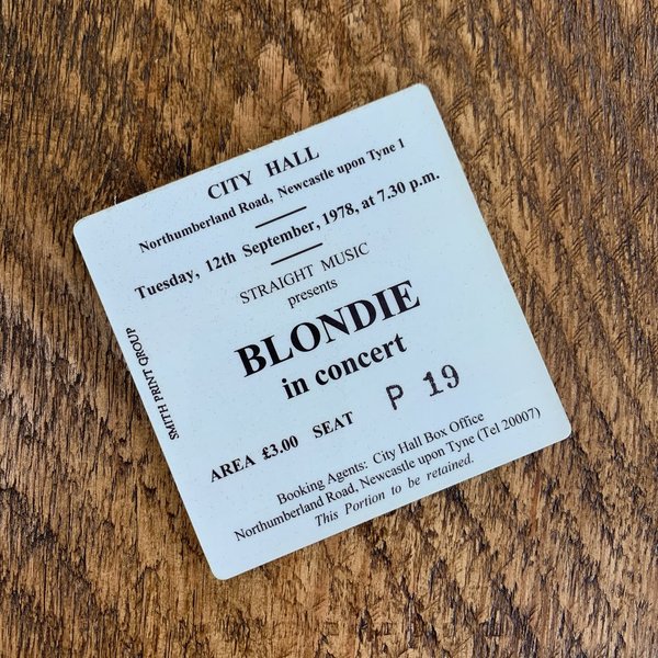 Blondie city hall coaster