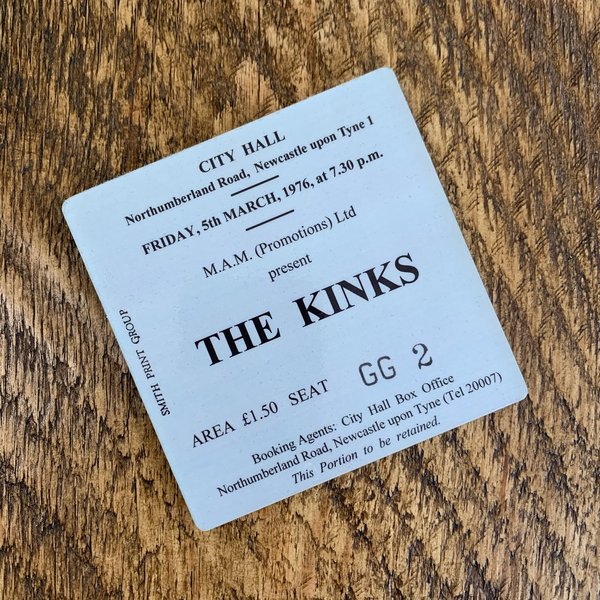 The Kinks city hall coaster