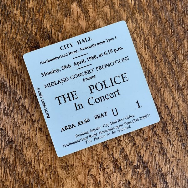 The Police city hall coaster