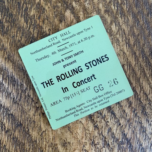 The Rolling Stones city hall coaster