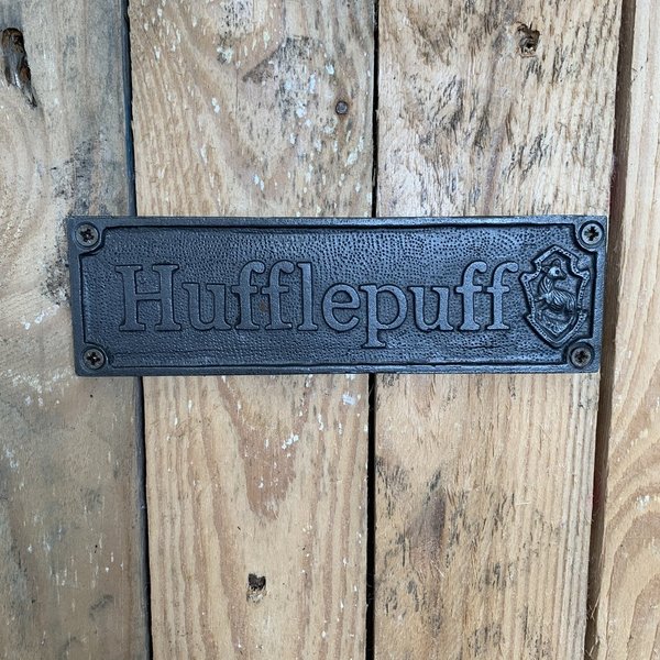 hufflepuff plaque