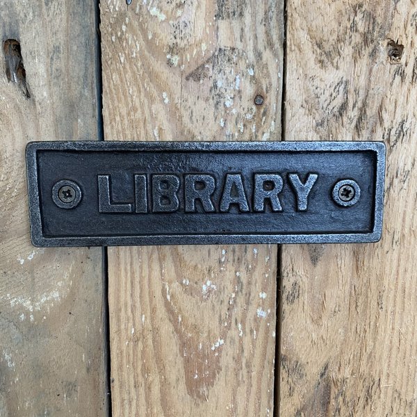 library plaque