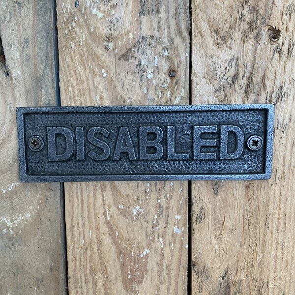 Disabled Plaque