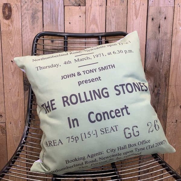 The Rolling Stones cushion