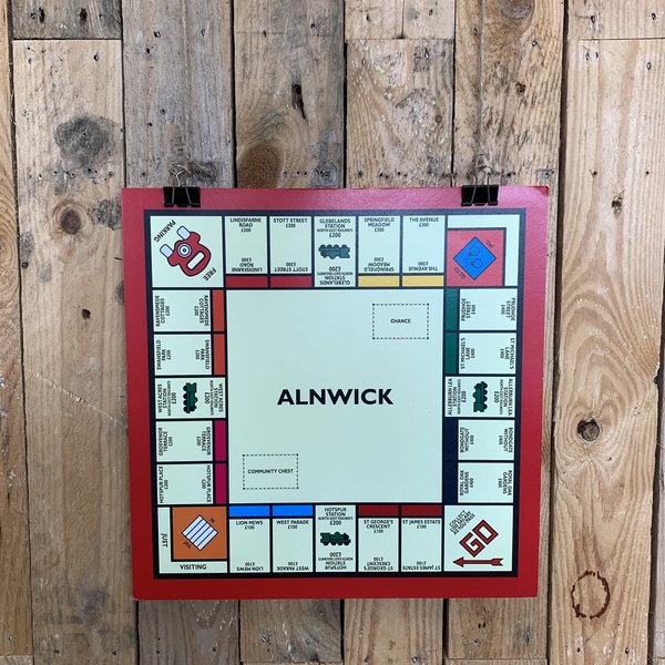 Alnwick Streets Monopoly Print