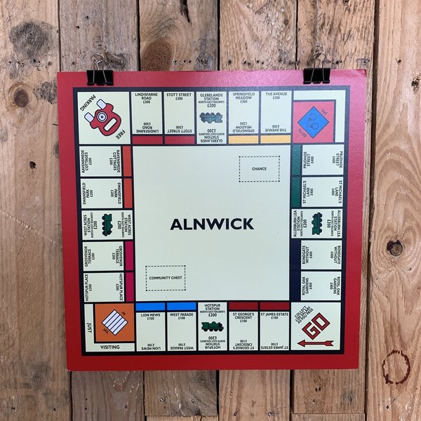 Alnwick Streets Monopoly Print