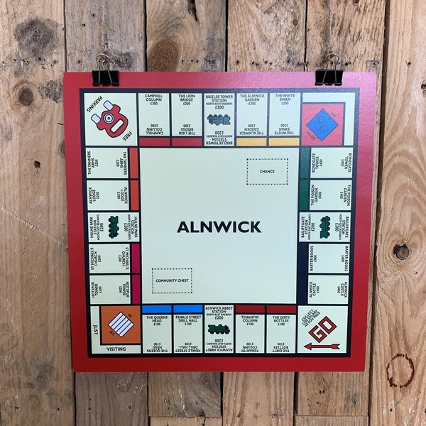 Alnwick Places Monopoly Print