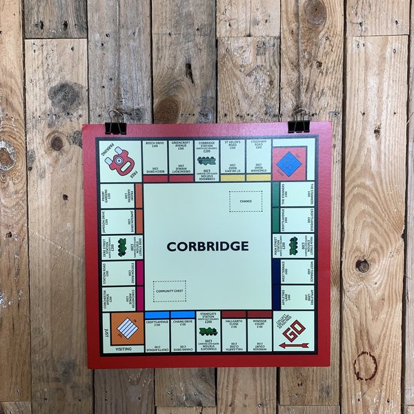 Corbridge Streets Monopoly Print