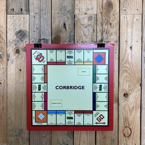Corbridge Places Monopoly Print