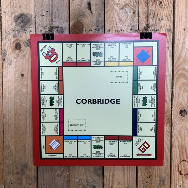 Corbridge Places Monopoly Print