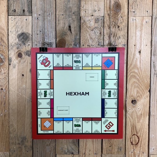 Hexham Streets Monopoly Print