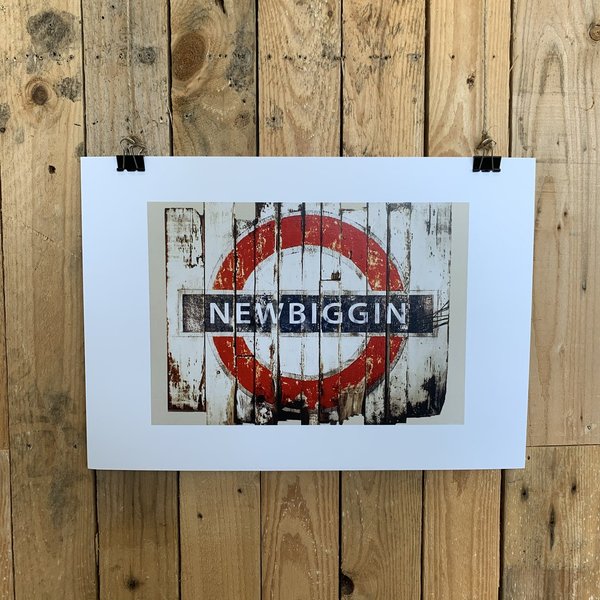 Newbiggin Underground Print