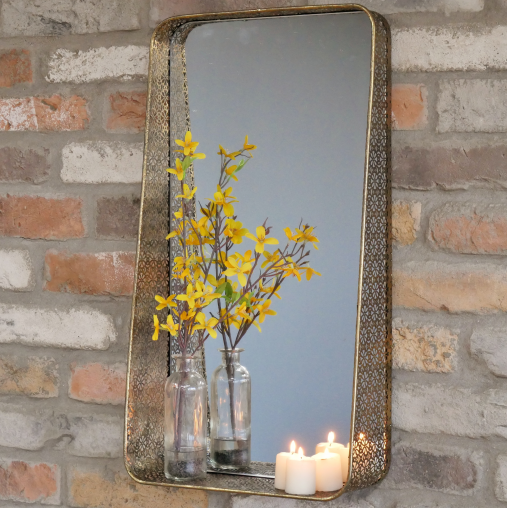 Floral mirror
