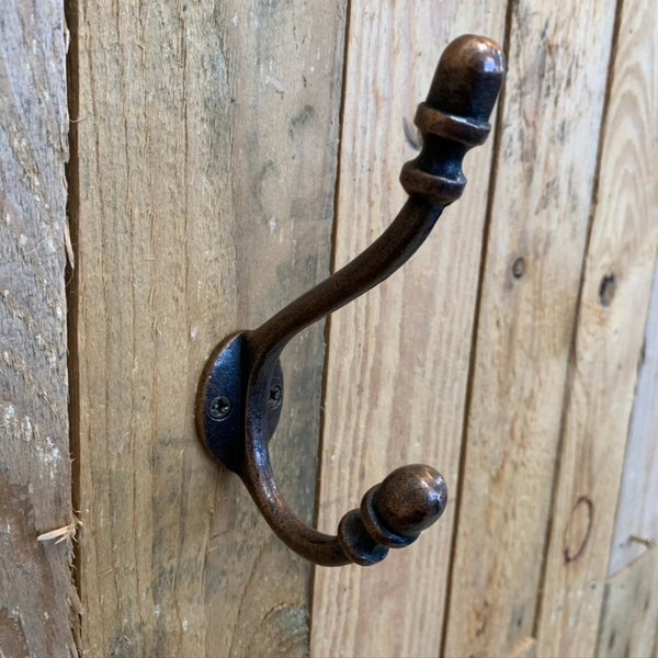 Antique copper Acorn hook