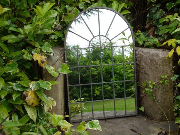 Medium arch garden mirror