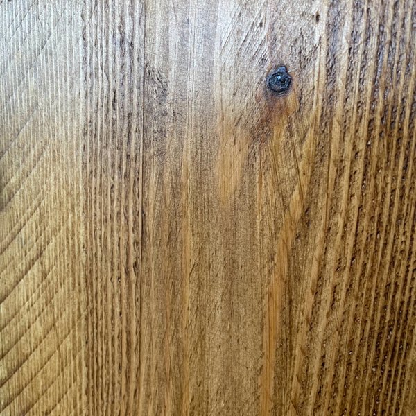 Rugger brown finish rustic pine shelf