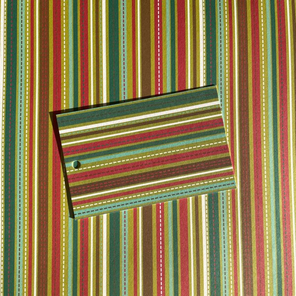 stripey paper & gift card