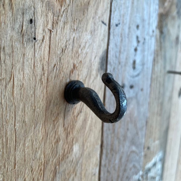 Cast iron key hook