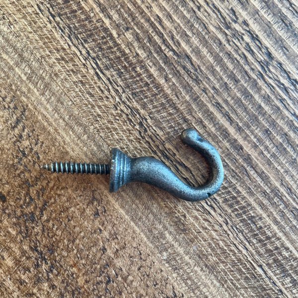 Cast iron key hook
