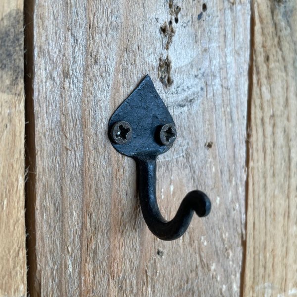 wrought iron spear key hook