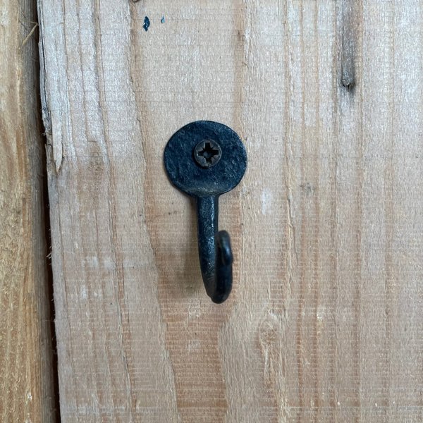 wrought iron round key hook